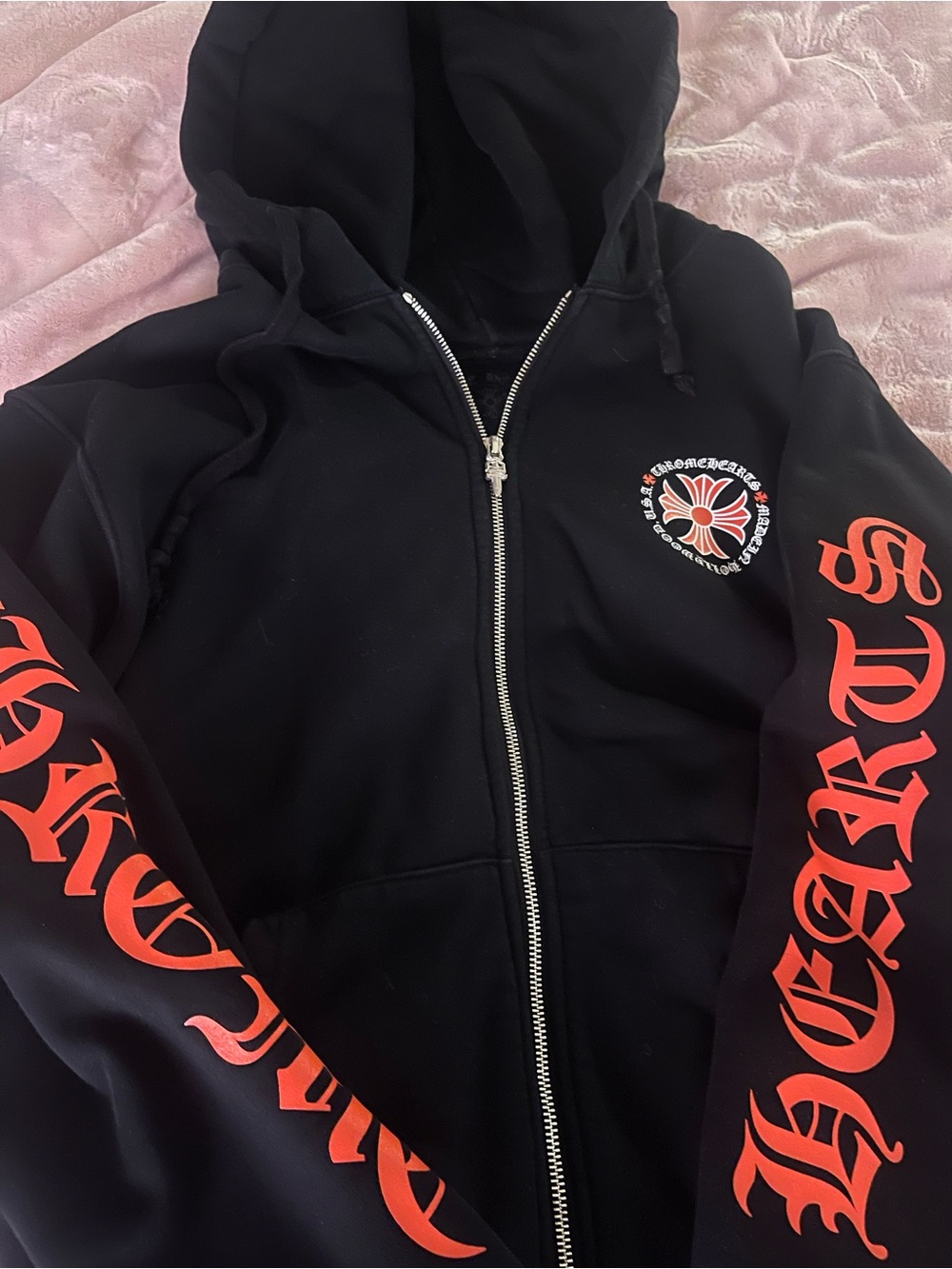 chrome hearts made in hollywood zip-up
